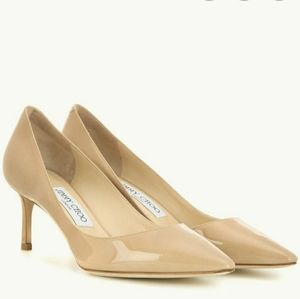 (RESERVED) Jimmy Choo patent nude heels